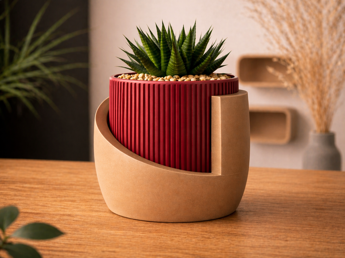 Jardinière Japandi – Cache-pot Design Minimaliste et Moderne pour Intérieur