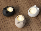 Porte-bougie LED chat – Décoration mignonne et moderne – Cat LED candle holder par Flexura3D
Cute Modern Cat LED Candle Holder by Flexura3D