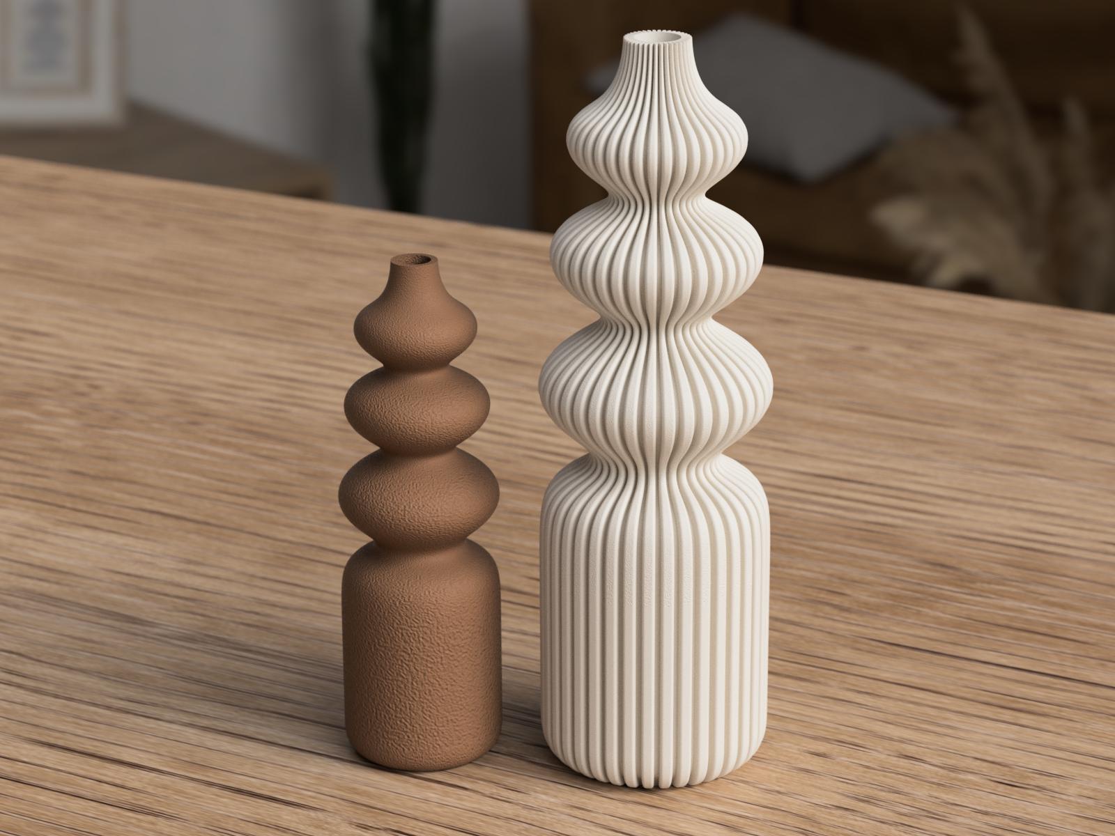 Vase nordique design minimaliste – Décoration moderne imprimée en 3D