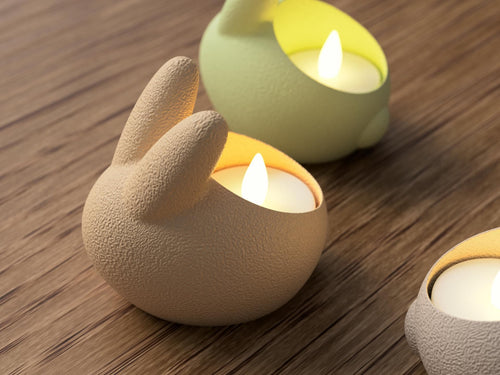 Porte-bougie LED lapin de Pâques – Décoration moderne imprimée en 3D – Easter bunny candle holder par Flexura3D
Easter Bunny LED Candle Holder – Modern 3D-Printed Decoration by Flexura3D