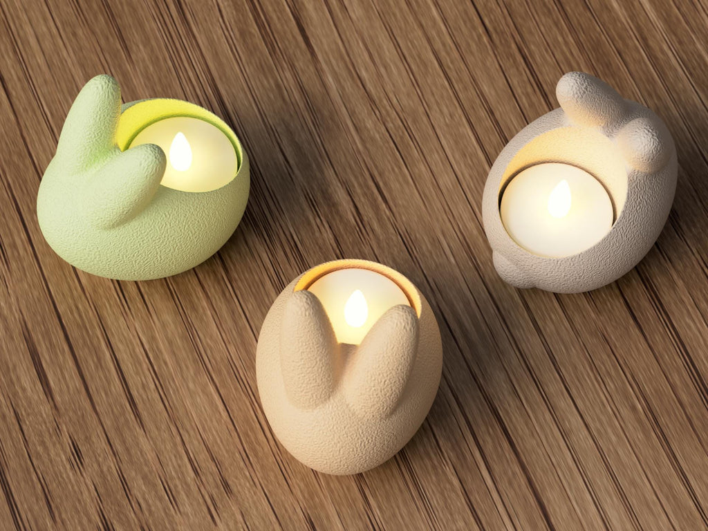 Porte-bougie LED lapin de Pâques – Décoration moderne imprimée en 3D – Easter bunny candle holder par Flexura3D
Easter Bunny LED Candle Holder – Modern 3D-Printed Decoration by Flexura3D