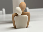 Saint-Valentin statue de couple romantique sculpture moderne d’amour pour décoration intérieure par Flexura3D. Valentine’s Day romantic couple statue, modern love sculpture for interior decoration by Flexura3D
