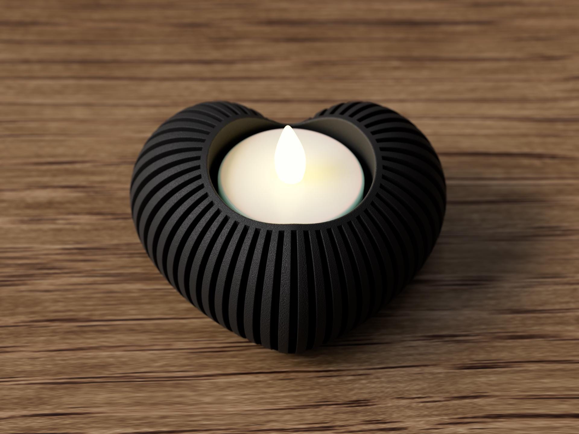 Bougeoir cœur Saint-Valentin – Heart candle holder romantic decor – Valentine’s Day gift par Flexura3D
Valentine’s Day heart candle holder – Romantic decor – Valentine’s Day gift by Flexura3D