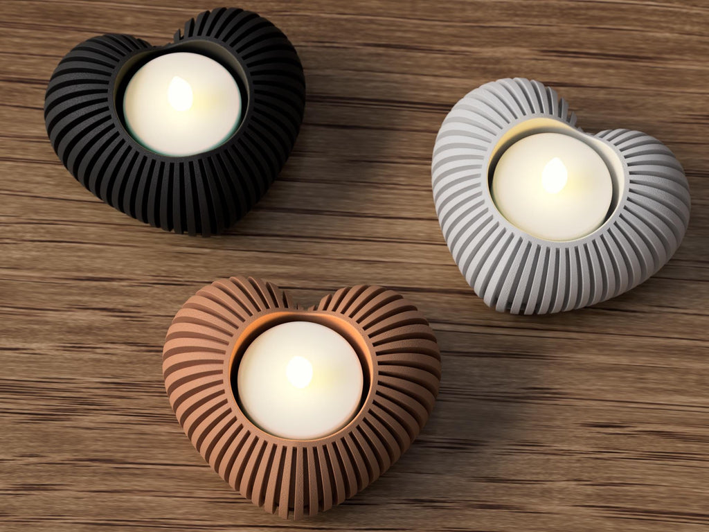 Bougeoir cœur Saint-Valentin – Heart candle holder romantic decor – Valentine’s Day gift par Flexura3D
Valentine’s Day heart candle holder – Romantic decor – Valentine’s Day gift by Flexura3D