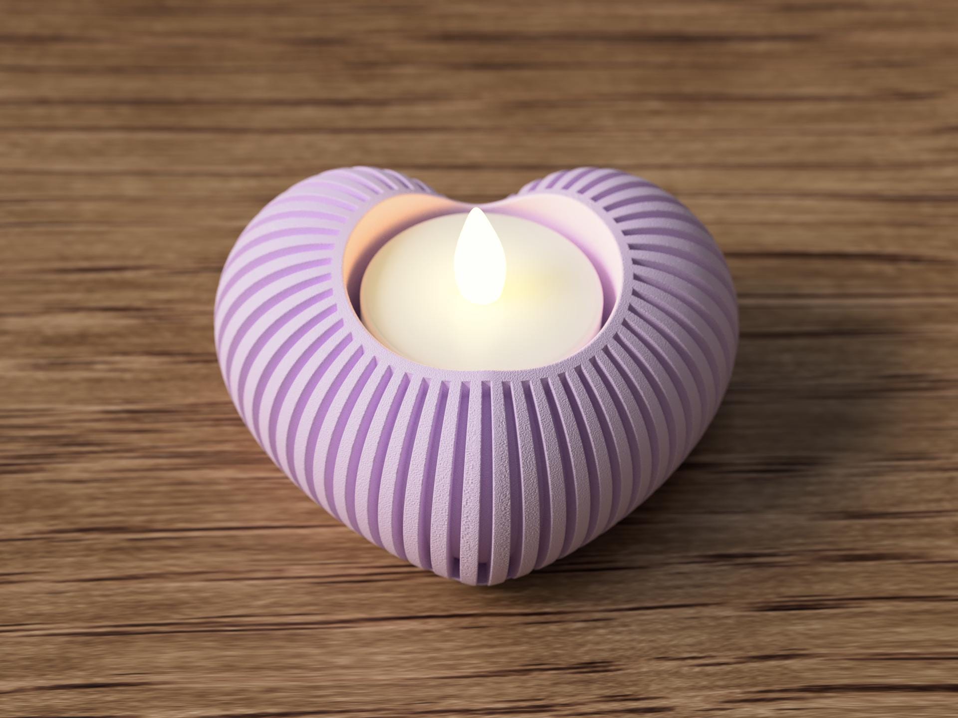 Bougeoir cœur Saint-Valentin – Heart candle holder romantic decor – Valentine’s Day gift par Flexura3D
Valentine’s Day heart candle holder – Romantic decor – Valentine’s Day gift by Flexura3D