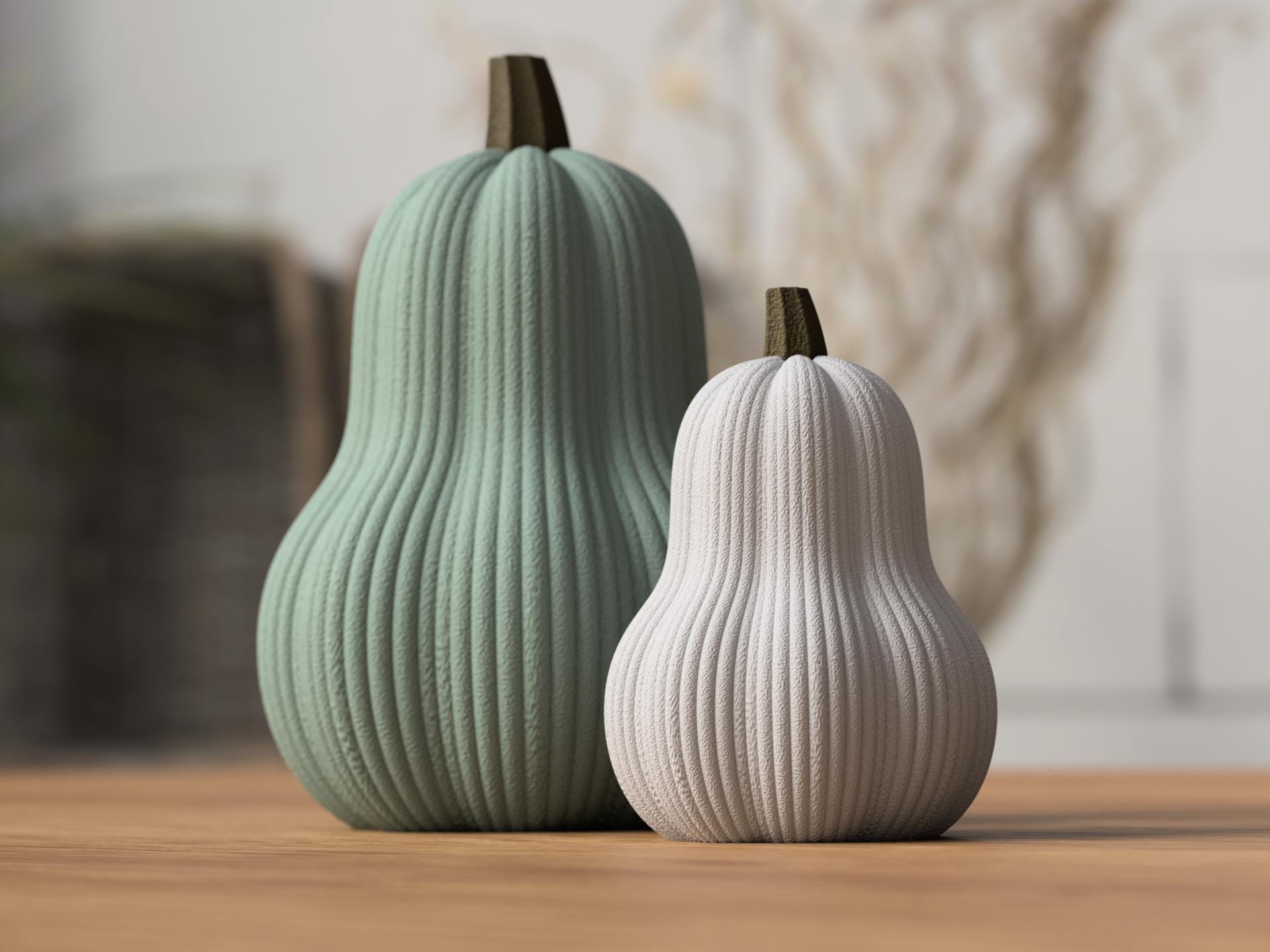 Décoration courge butternut design – Sculpture automnale Japandi minimaliste – Impression 3D par Flexura3D
Design Butternut Squash Decoration – Minimalist Japandi Autumn Sculpture – 3D Printed by Flexura3D