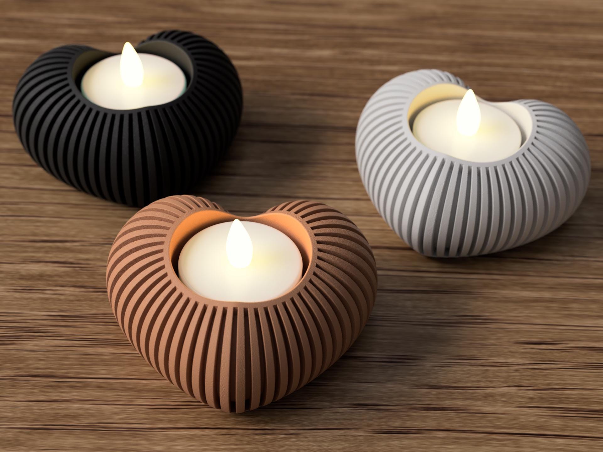 Bougeoir cœur Saint-Valentin – Heart candle holder romantic decor – Valentine’s Day gift par Flexura3D
Valentine’s Day heart candle holder – Romantic decor – Valentine’s Day gift by Flexura3D