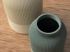 Vase sculptural Japandi | Vase au design texturé haut de gamme pour espaces contemporains