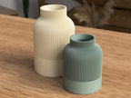 Vase sculptural Japandi | Vase au design texturé haut de gamme pour espaces contemporains