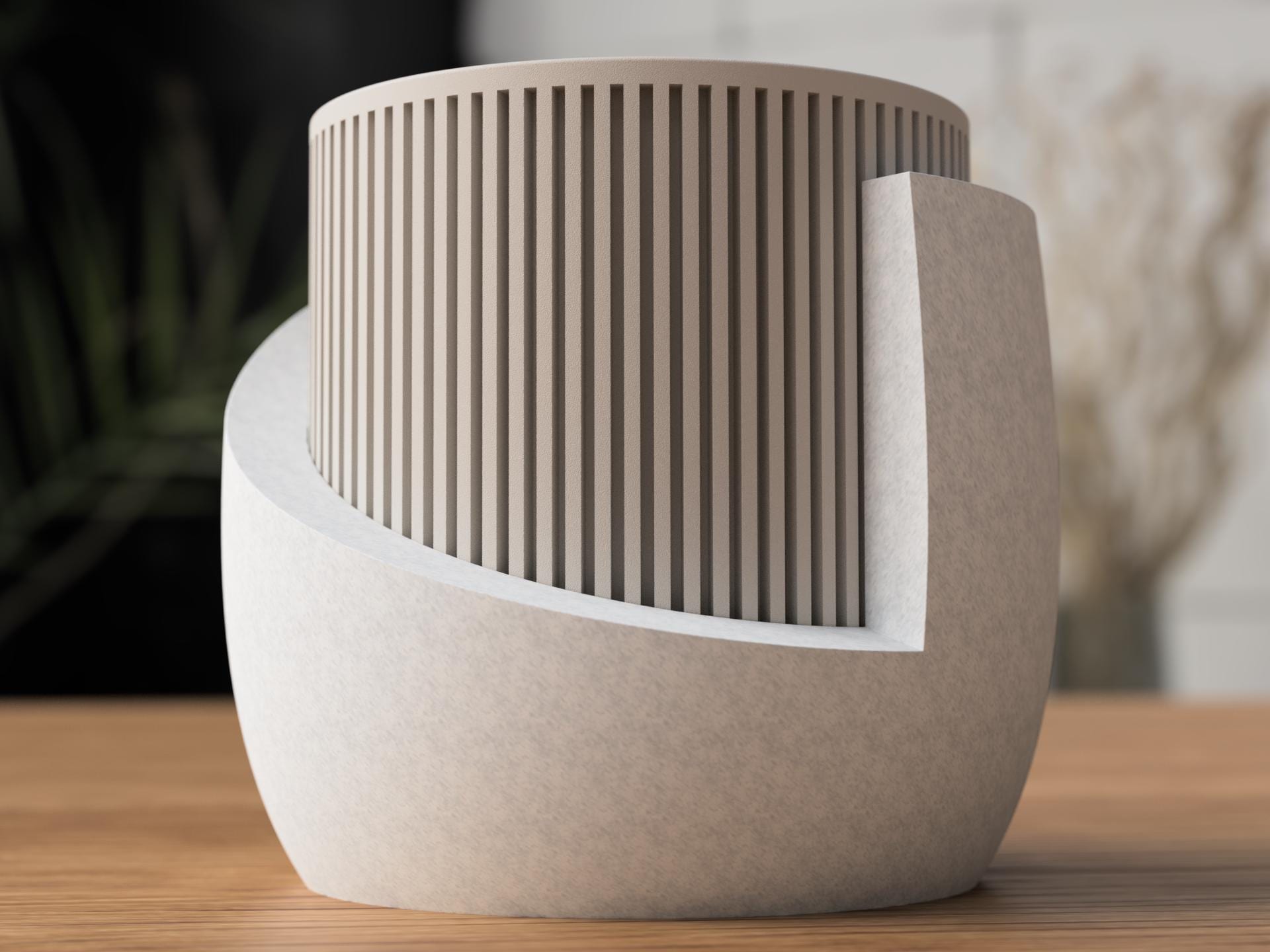 Jardinière Japandi au design moderne et minimaliste – Pot de plante au style scandinave pour intérieur