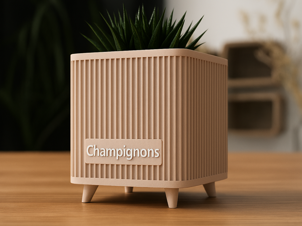 Jardinière Carrée Personnalisable – Cache-pot Design Minimaliste sur Pieds